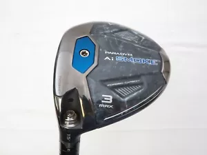 Used LH Callaway Paradym Ai Smoke Max 15* 3-Wood Tensei White Extra Stiff +HC - Picture 1 of 8