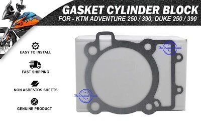 GASKET CYLINDER BLOCK Fit For "KTM Adventure 250/390, Duke 250/390" - Image 1 of 4
