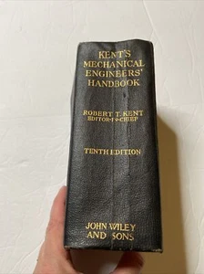 Mechanical Engineers' Handbook William Kent 10th Edition - Picture 1 of 8