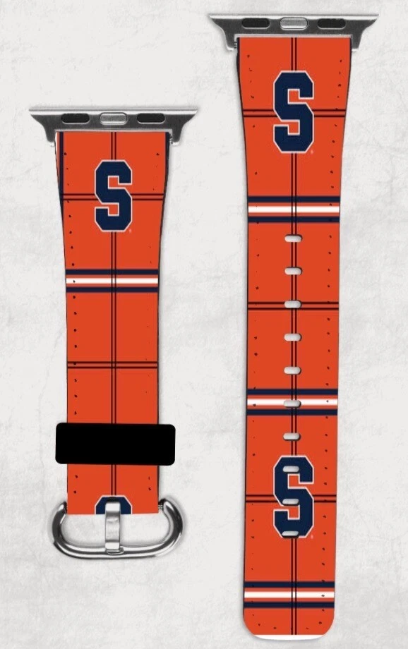 University of Syracuse Orange Apple Watch Band NEW 38/40/41 & 42/44/45 Orangeman