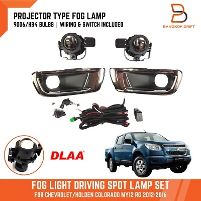 DLAA Projector Fog Driving Lights Set HB4 For Holden Colorado RG MY12 2012-2016 - Image 1 of 4