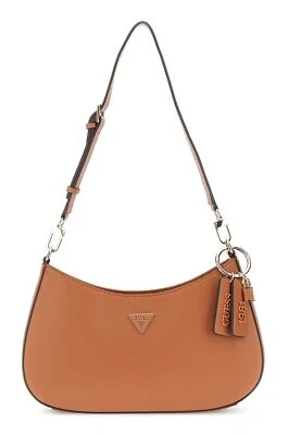 GUESS Noelle II Top Zip Shoulder Bag Schultertasche Light Cognac braun - Bild 1 von 3