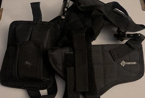 Crosman Shoulder Holster Black Mag Pouch Pistol Gun Holder - Picture 1 of 3