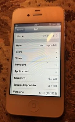 Apple iPhone 4s - 8GB - Bianco (Sbloccato) - Immagine 1 di 4