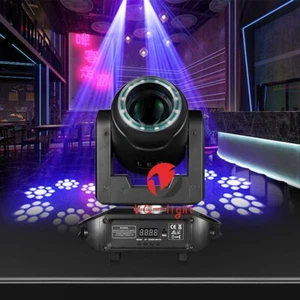 Moving Head Stage Lighting DJ Party Light 100W RGBW LED DMX Beam Disco Lights - Picture 1 of 17