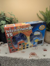 Intellivision Preloaded 15 Game Dual Control Plug And Play Game Console
