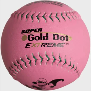 Worth Pink Pro Comp Super Gold Dot 12" Slowpitch ISA Softballs DZ - Picture 1 of 2