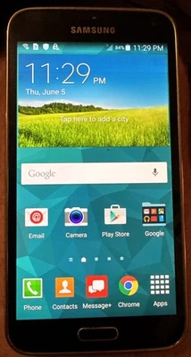 Samsung Galaxy S5 SM-G900V (Verizon) White 16GB  Fast Ship Very Good Used - Image 1 of 3