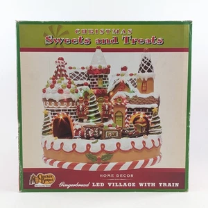 Cracker Barrel Gingerbread LED Village with Train Christmas Decor 398212 - RARE - Picture 1 of 10