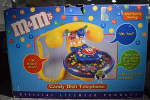 M&M's Bonboniere Telefon Stimmen Empfänger Klingelton Wahlwiederholung abnehmbare Schale - Bild 1 von 3