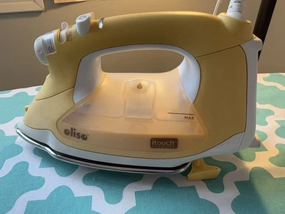 Oliso Pro TG1600 Pro Plus Smart Iron,  iTouch technology  tested/works yellow - Image 1 of 4