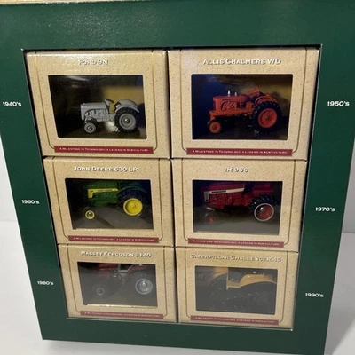 De colección ✅ Juego de tractor de 6 piezas ERTL 50 aniversario 1945-1995 edición especial diecast Foto 1 de 4