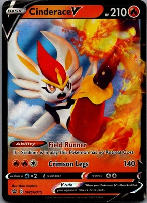 Cinderace V Promo SWSH: Sword & Shield Promo Cards SWSH015 NM - Image 1 of 2