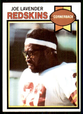1979 Topps Football #31 Joe Lavender Washington Redskins - Image 1 of 2