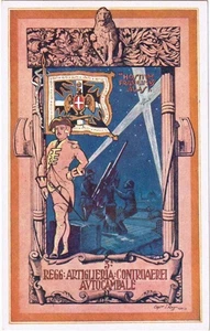 Cartolina militare d’epoca – 3° Reggimento Artiglieria Contraerei Autocampale - Picture 1 of 1