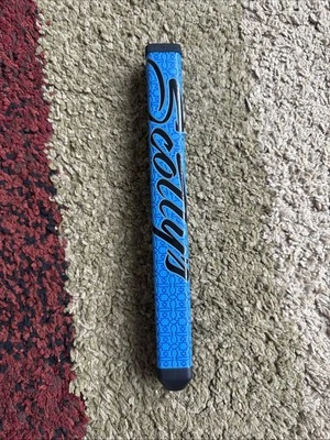 Scotty Cameron 定制商店涡轮蓝色 11 英寸大号超大桨推杆握把 — 第 1/3 张图片