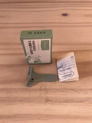 Máquina de costura Sears Kenmore vintage agulha roscadora com caixa 6864 - Imagem 1 de 3