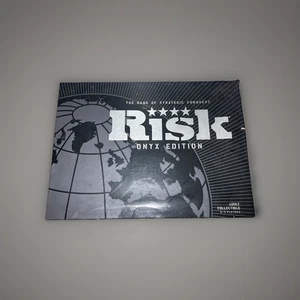 RISK  ONYX Edition Board Game The Game Of Strategic Conquest Used See Pics! - Picture 1 of 24