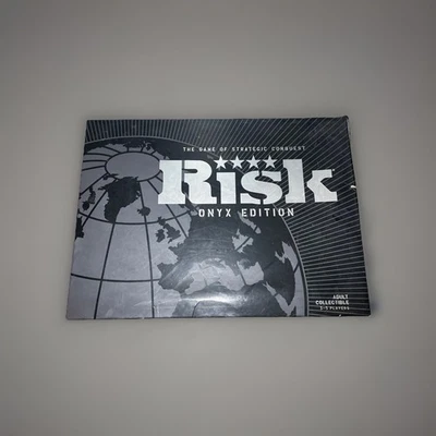 RISK  ONYX Edition Board Game The Game Of Strategic Conquest Used See Pics! - Image 1 of 4