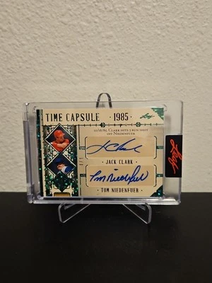 Leaf Seasons In The Sun 2025 Jack Clark/Tom Niedenfuer Time Capsule verde 1/1  Foto 1 de 3