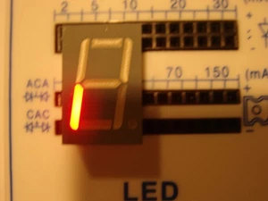 2x 7 Segment LED Display Red SC56-11SRWA KB 13-52 K #11-4A/B - Picture 1 of 8