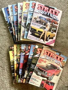 Street & Custom Magazine Lot Issues 4–18 & 20 1985–1988 Vintage Aussie Rodding - Picture 1 of 5