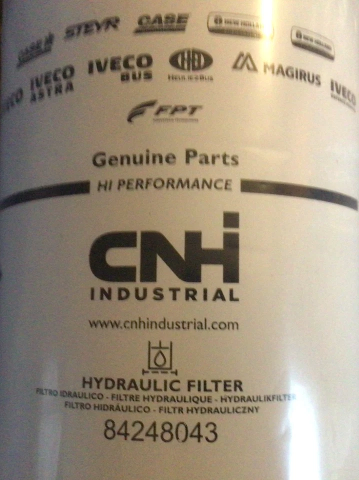 84248043 CNH NEW GENUINE ORIGINAL OEM CASE NEW HOLLAND FILTER - Image 1 of 1