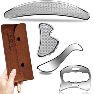 4 in 1 Gua Sha Massage Tool Set - Muscle & Fascia Scraper, Scar Tissue Tool f... - Picture 1 of 6