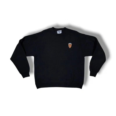 Винтажная мужская толстовка TMI Black Lee Super Blend Texas Military Institute M - Изображение 1 из 4