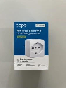 TP-Link Tapo P125M Matter Presa Smart Italiana, Monitoraggio Energia, WiFi Intel - Imagen 1 de 6