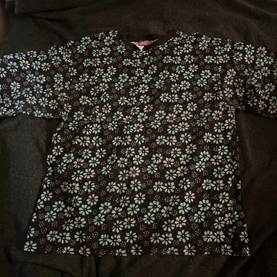 vintage pro spirit flower all over print tee shirt L hippie grunge psychedelic - Image 1 of 4