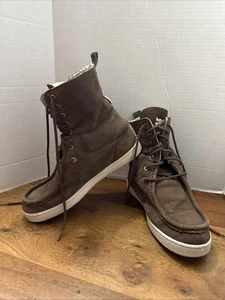 Ipath Shearling High Cats Brown Suede Skateboard Shoes Boots Mens Size 13 Stash - Picture 1 of 18