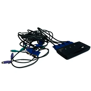 Conmutador KVM PS/2 StarTech 4 puertos negro selector multisistema - Imagen 1 de 6
