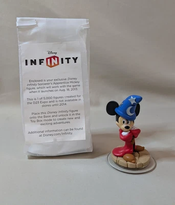 Raro Disney Infinity 2013 D23 Expo Aprendiz de Feiticeiro Exclusivo Mickey Le 5000 - Imagem 1 de 4
