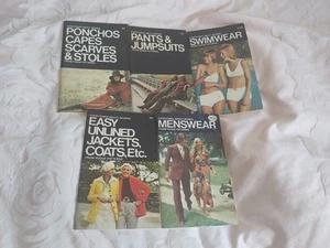 Vougue Patterns Booklets 70s Vintage Sewing X 5 Swimwear, Pants, Jumpsuits. - Picture 1 of 12