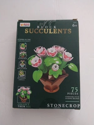 Block Tech Succulents Stonecrop NIB - Image 1 of 2