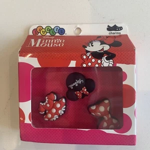 CROCS Mini Mouse Charms NIB SHOE CHARM Disney Mouse Charm Red, Black, White - Picture 1 of 5