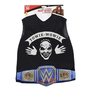 WWE "The Fiend" Bray Wyatt Shirt w/ Attached Championship Belt Wrestling Costume - Picture 1 of 3