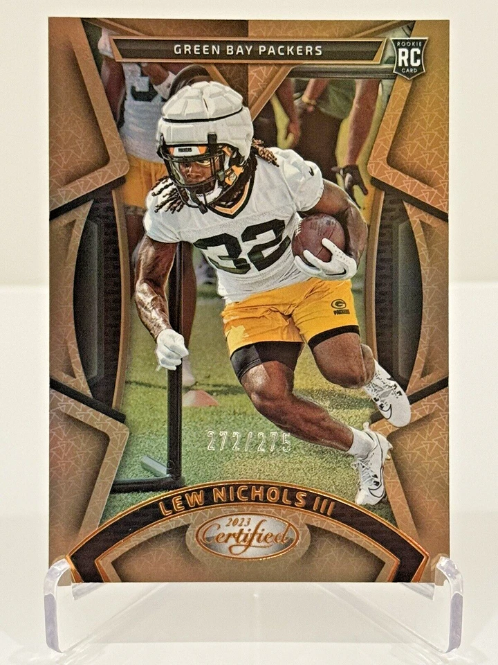 2022 Panini Certified Lew Nichols III Rookie Card #134, 272/275 Bronze - Image 1 of 4