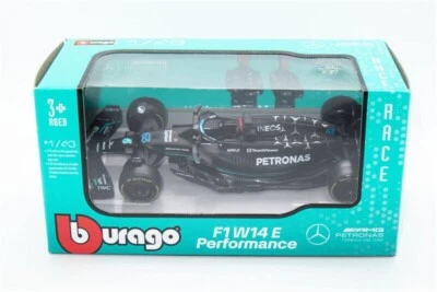 Bburago 1:43 2023 MB Petronas AMG F1 W14 George Russell #63 Model Car NEW IN BOX - Image 1 of 4