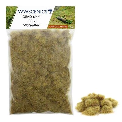 WWS 6mm Hierba Estática Muerta|DIFERENTES TALLAS | Material de Modelismo - Imagen 1 de 4