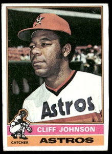 Tarjeta de béisbol Cliff Johnson 1976 Topps #249 Houston Astros - Imagen 1 de 2