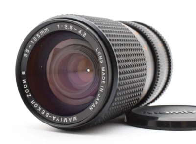 Mamiya Sekor Zoom E 35-105mm f/3.5-4.3 Zoom Lens ZE Mount Black Japan *272 - Image 1 of 4