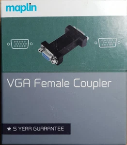 VGA Female Coupler - NEW - Maplin - Picture 1 of 2