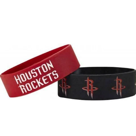 Houston Rockets 2-pc Bracelets    Bold Graphics Cover