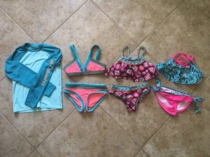 columbia girls swimwear
