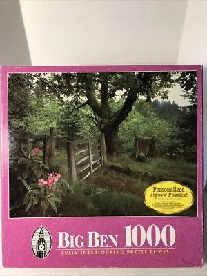 1000 Pc Big Ben Puzzle End Of Oregon Trail, OR By MB Hasbro - Image 1 of 4