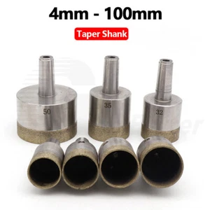 Diamond Sintered Hole Cutter Tile Ceramic Porcelain Glass Drill Bit Taper Shank - Picture 1 of 12