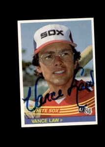 Vance Law 1984 Donruss White Sox authentic autographed card - Picture 1 of 2