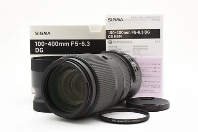 [TOP MINT w/BOX] SIGMA 100-400mm F/5-6.3 DG OS HSM Contemporary Nikon F A93 - Image 1 of 4